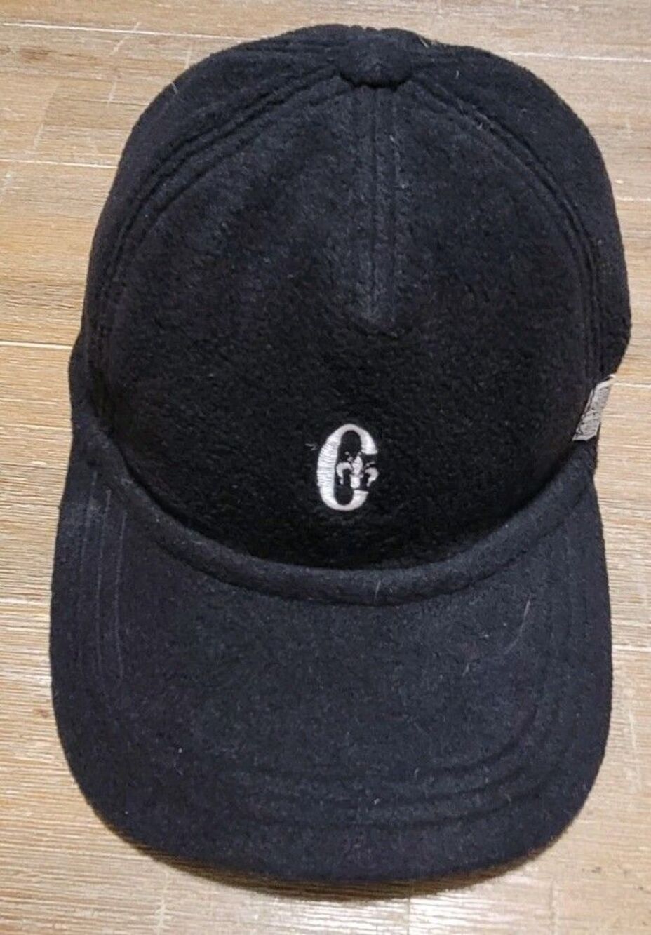 Conte of Florence Hat With Ear Flaps Black Size 58 Made In Italy Cap